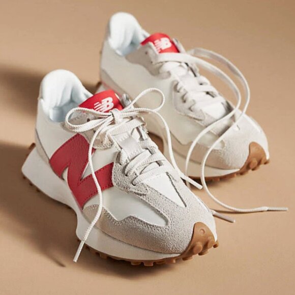 New Balance 327 Womens ~various sizes~ Sneakers Shoes White Watermelon Logo🍉 - Picture 2 of 14